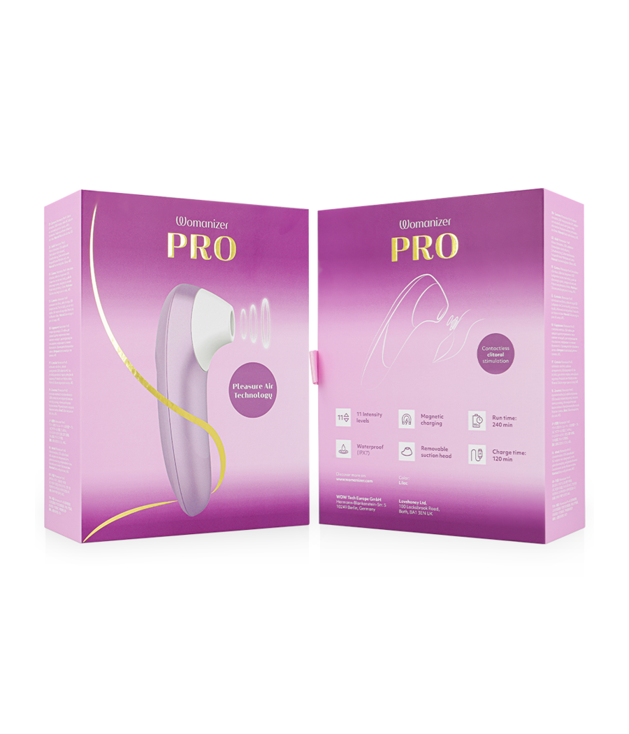 WOMANIZER - PRO VIBRANT CLITORAL STIMULATOR LILAC