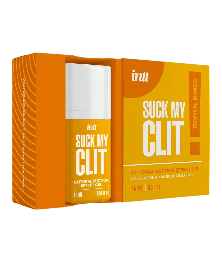 INTT -  SUCK MY CLIT GEL EFECTO SUCCIÓN TROPICAL MANGO 15 ML