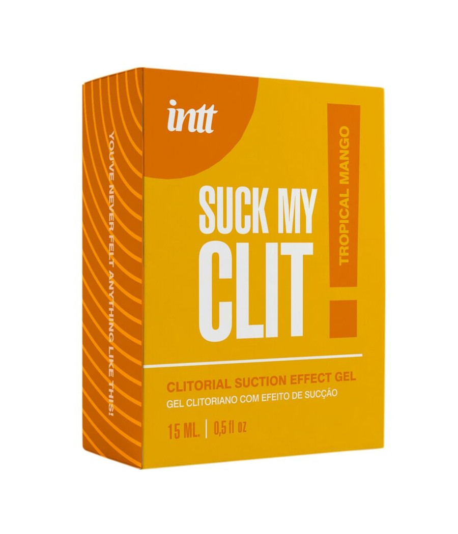 INTT - SUCK MY CLIT GEL COM EFEITO DE SUCÇÃO MANGA TROPICAL 15 ML
