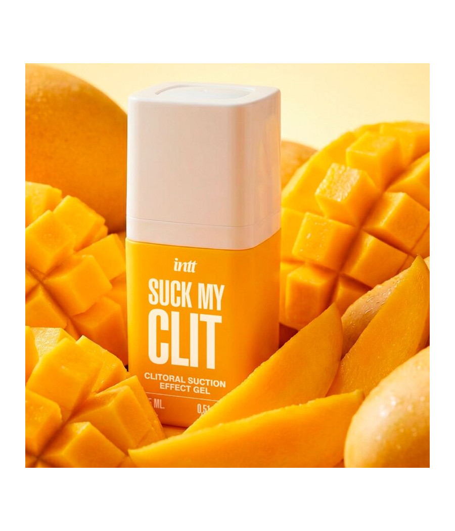 INTT -  SUCK MY CLIT GEL EFECTO SUCCIÓN TROPICAL MANGO 15 ML