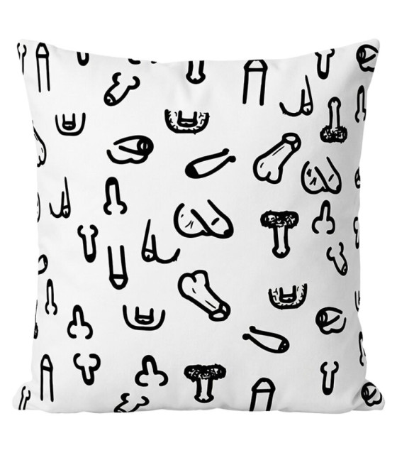 DIABLO PICANTE - CUSCINO PER PENE 30 X 30 BIANCO