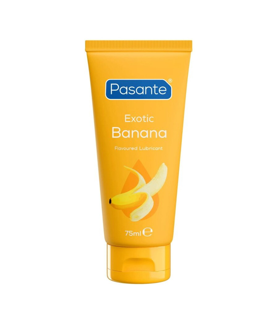 PASANTE – SCHMIERMITTEL AUF WASSERBASIS MIT BANANENGESCHMACK, 75 ML