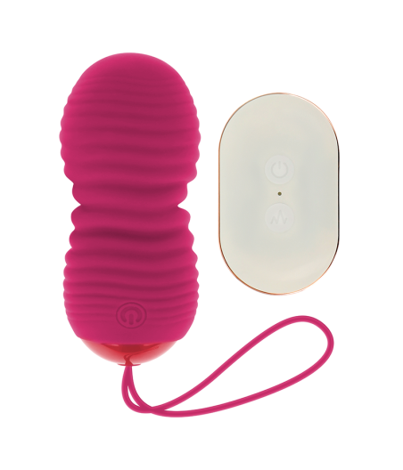 OHMAMA - HUEVO CONTROL REMOTO 7 MODOS UP AND DOWN ROSA