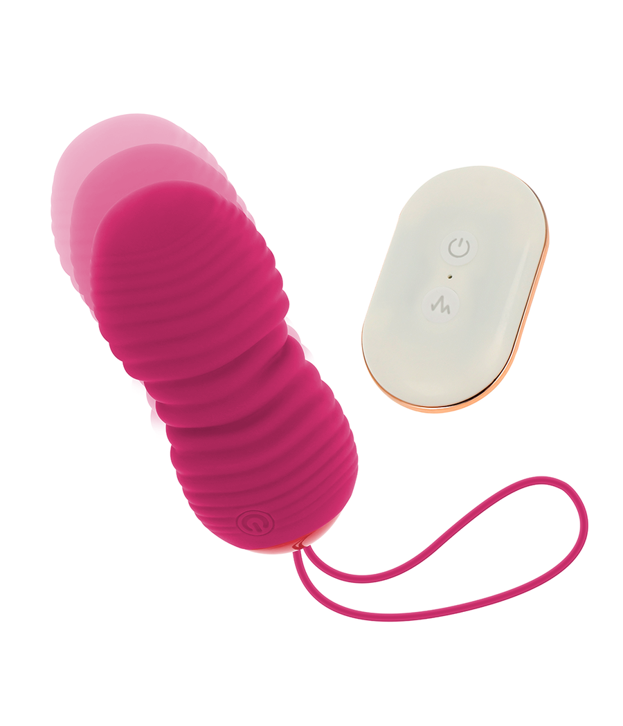 OHMAMA - HUEVO CONTROL REMOTO 7 MODOS UP AND DOWN ROSA