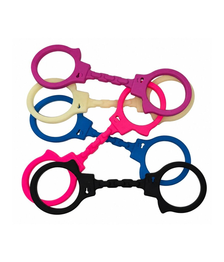 DIABLO PICANTE - SILICONE HANDCUFFS FUCHSIA
