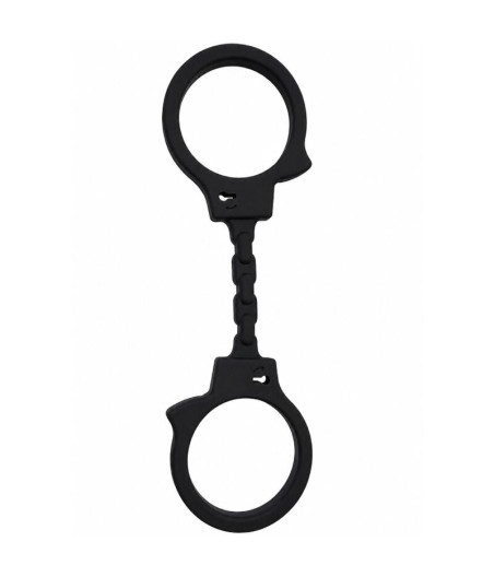 DIABLO PICANTE - MENOTTES EN SILICONE NOIRES