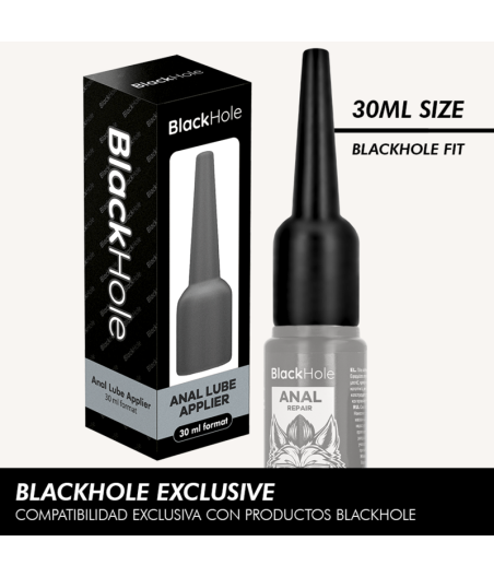 BLACK HOLE - APLICADOR DE LUBRIFICANTE ANAL TAMANHO P 30 ML