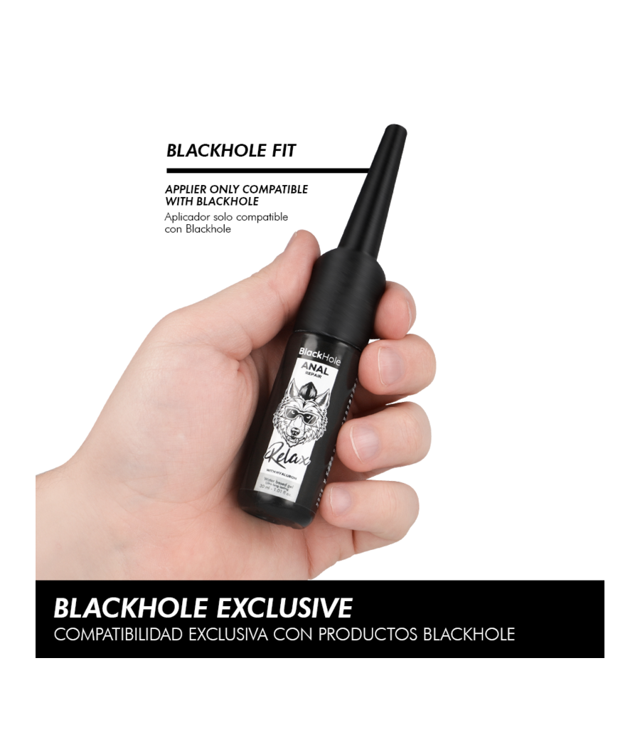 BLACK HOLE - ANAL LUBE APPLIER S SIZE 30 ML