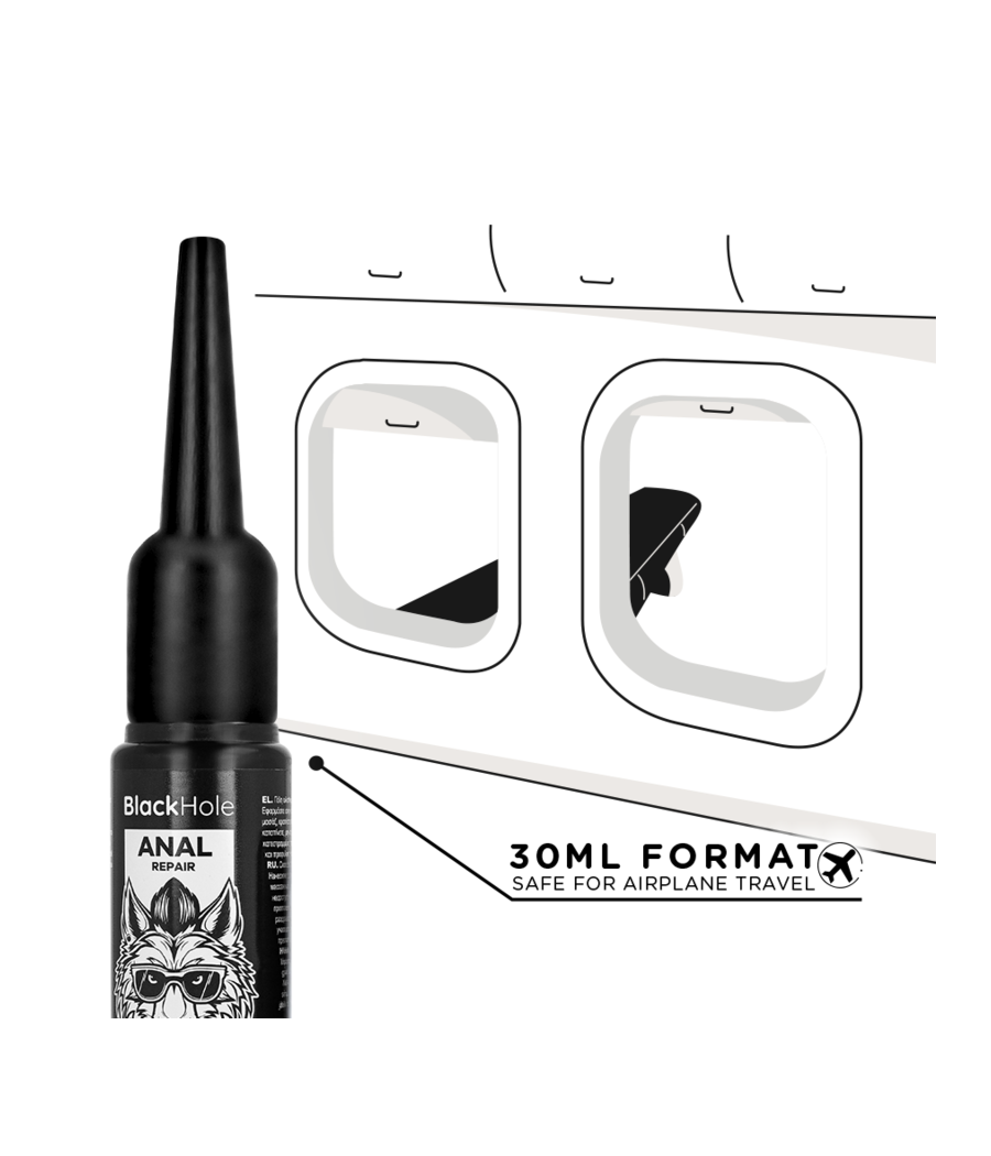 BLACK HOLE - ANAL LUBE APPLIER S SIZE 30 ML