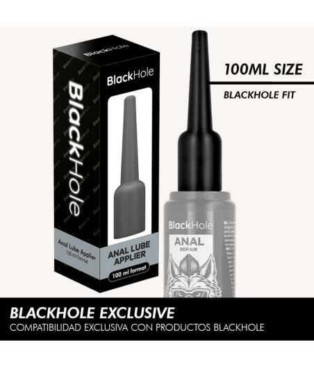 BLACK HOLE - APPLICATEUR DE LUBRIFIANT ANAL TAILLE L 100 ML