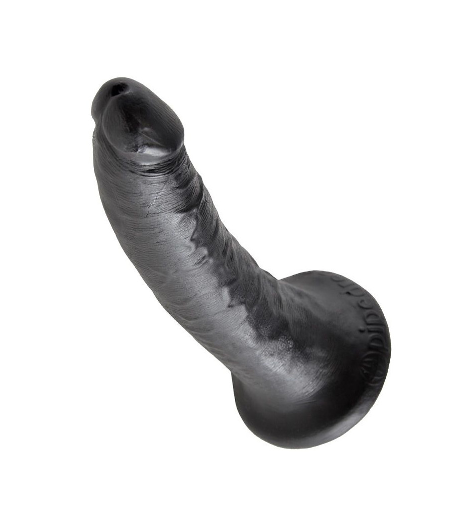 KING COCK - DILDO BLACK 17.8 CM