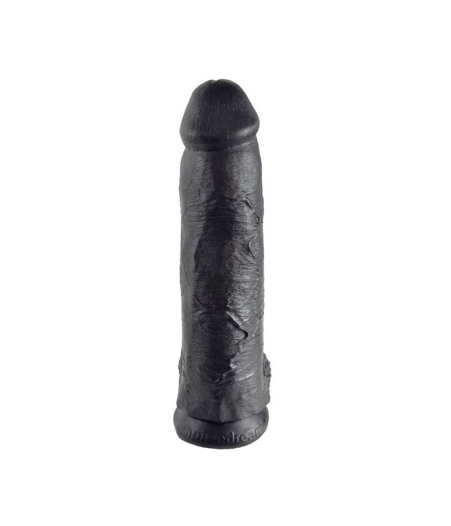 KING COCK - GODE NOIR AVEC BOULES 30.48 CM