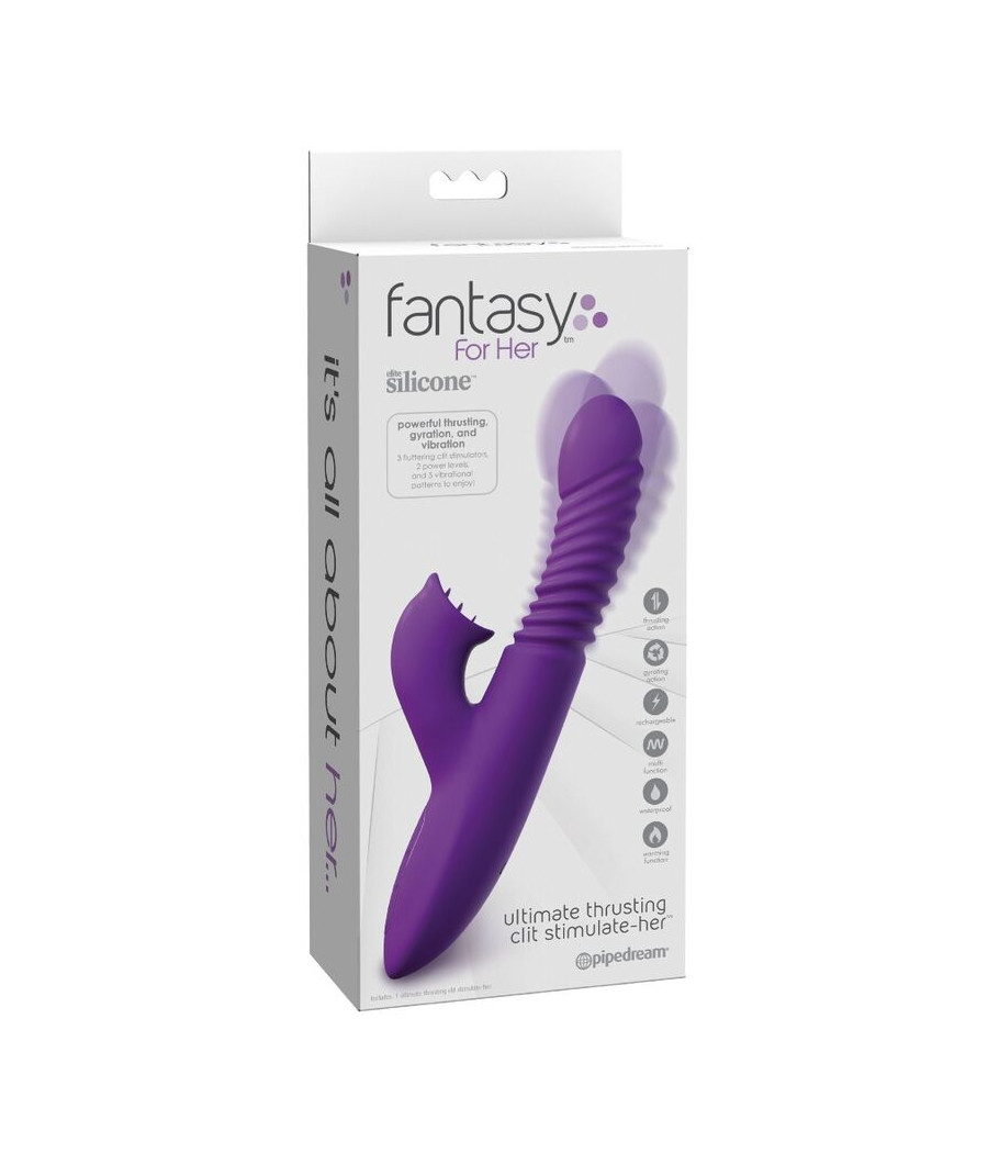 FANTASY FOR HER - STIMULATEUR DE CLITORIS AVEC OSCILLATION THERMIQUE ET FONCTION DE VIBRATION VIOLET