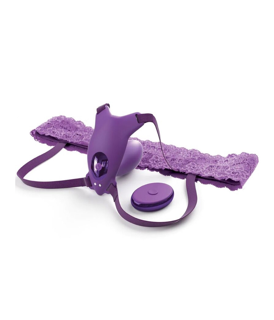 FANTASY FOR HER - HARNAIS PAPILLON G-SPOT AVEC VIBRATEUR, RECHARGEABLE ET TÉLÉCOMMANDE VIOLET