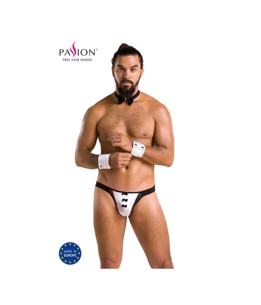 PASSION - 036 SLIP ALFROJO NEGRO S/M