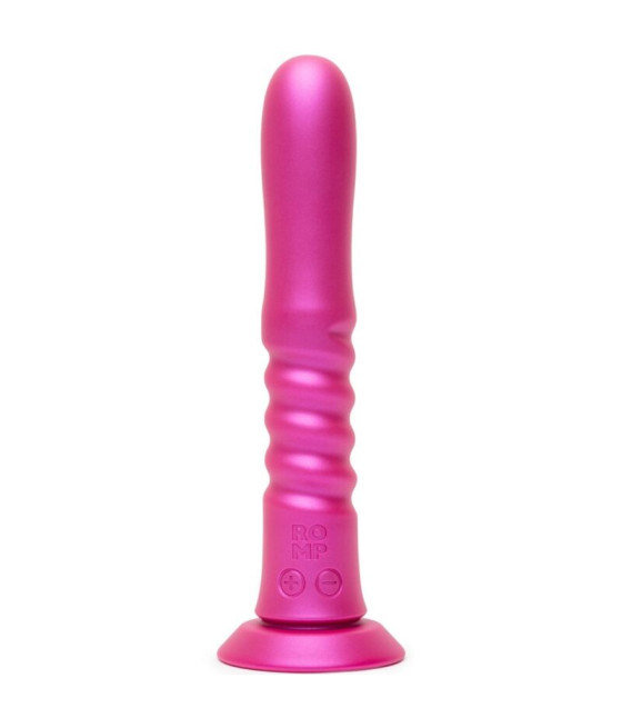 ROMP - JIGGLE VIBRATEUR À VENTOUSE ROSE, AVEC MOUVEMENTS DE HAUT EN BAS