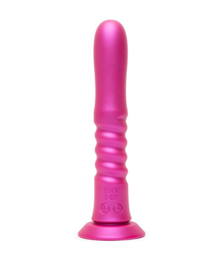 ROMP - JIGGLE VIBRATORE SU E GIÙ CON VENTOSA ROSA