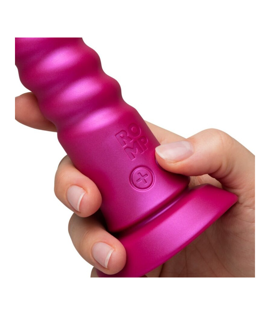 ROMP - JIGGLE UP AND DOWN VIBRATOR WITH PINK SUCTION CUP