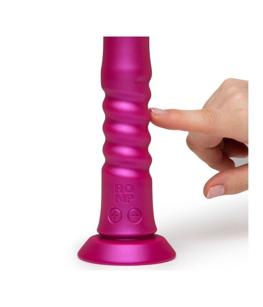 ROMP - JIGGLE VIBRATORE SU E GIÙ CON VENTOSA ROSA