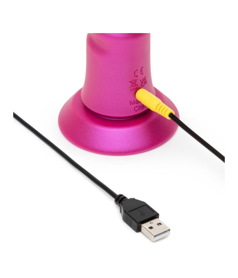 ROMP - JIGGLE VIBRATEUR À VENTOUSE ROSE, AVEC MOUVEMENTS DE HAUT EN BAS