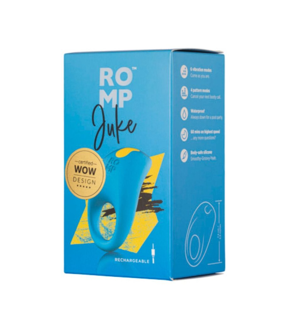 ROMP - JUKE ANELLO PER PENE IN SILICONE CON VIBRATORE PER LA STIMOLAZIONE CLITORIDEA