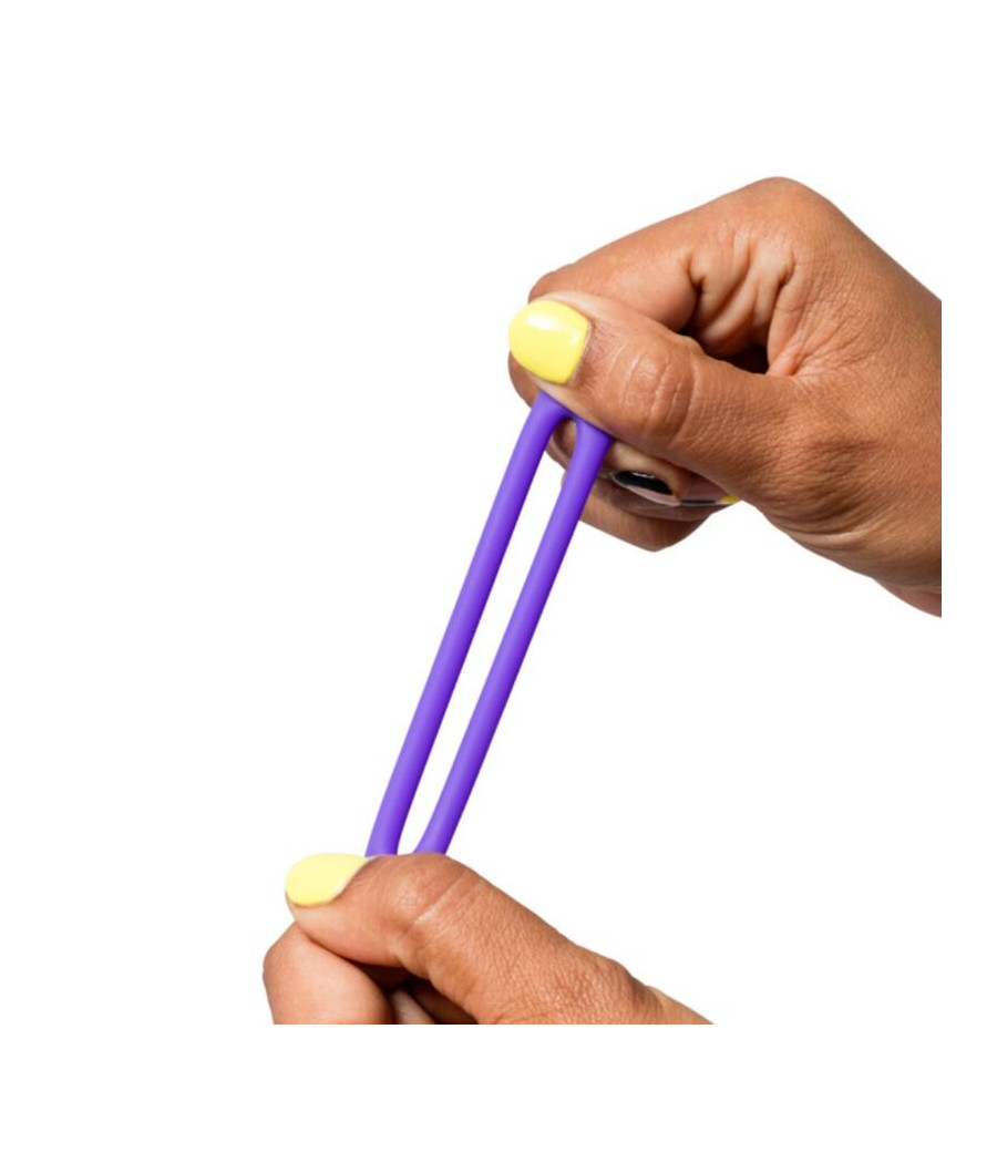 ROMP - REMIX TRIO SET DI 3 ANELLI PER PENE IN SILICONE VIOLA