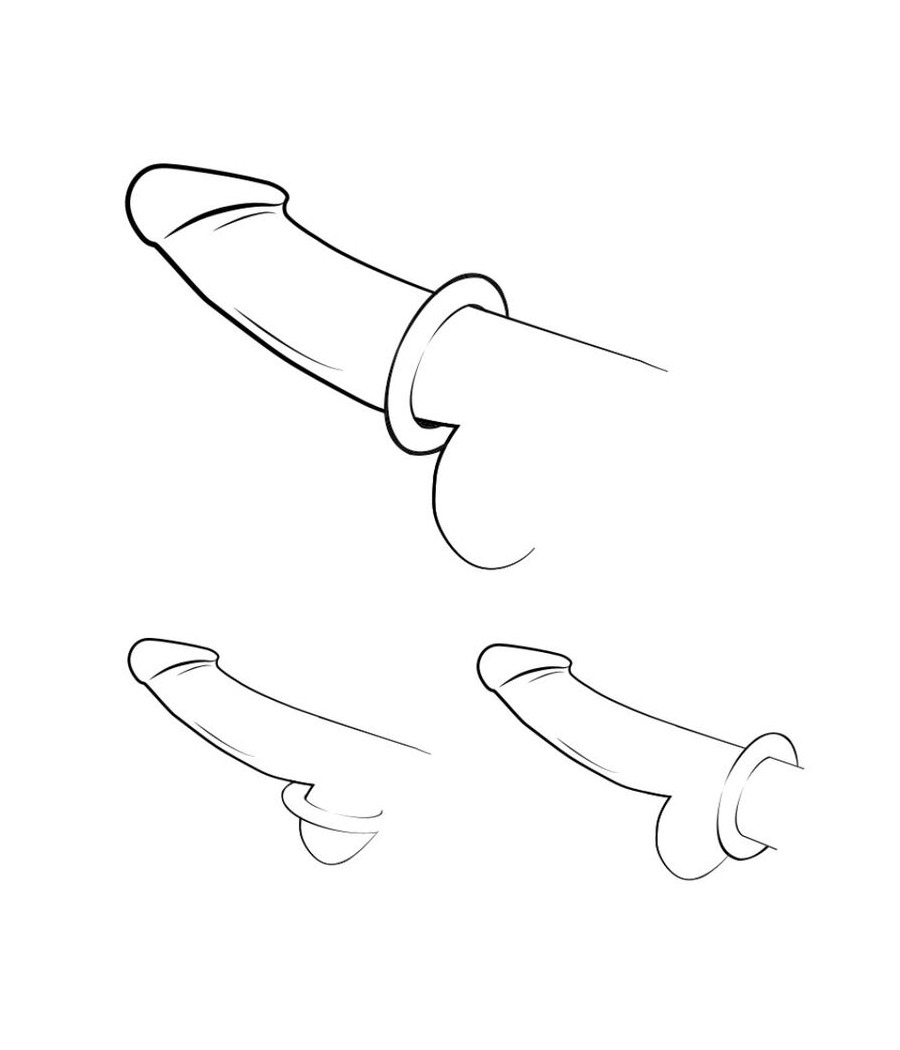 ROMP - REMIX TRIO SET OF 3 PURPLE SILICONE PENIS RINGS