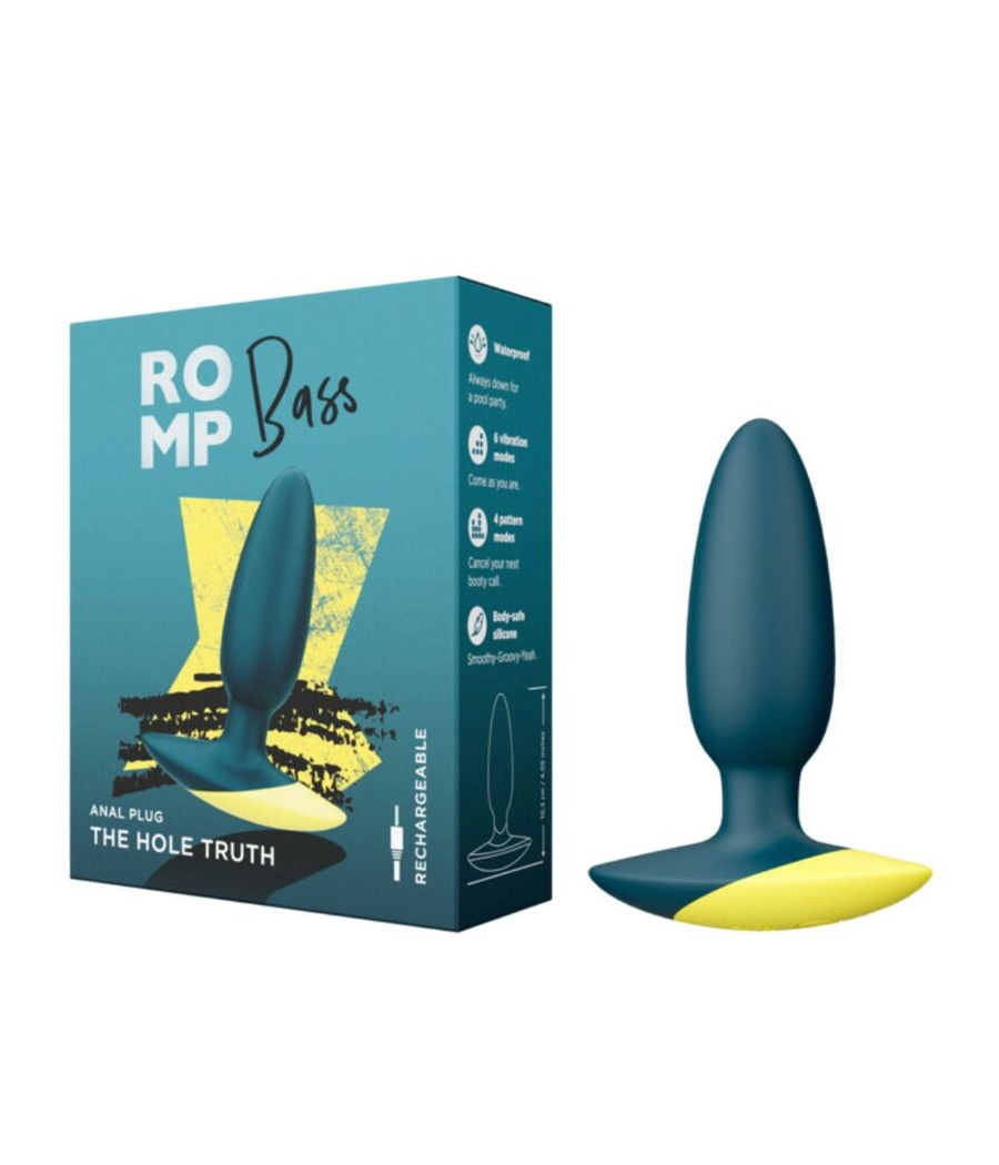 ROMP - BASS PLUG ANALVIBRATOR 10 CM GRÜN