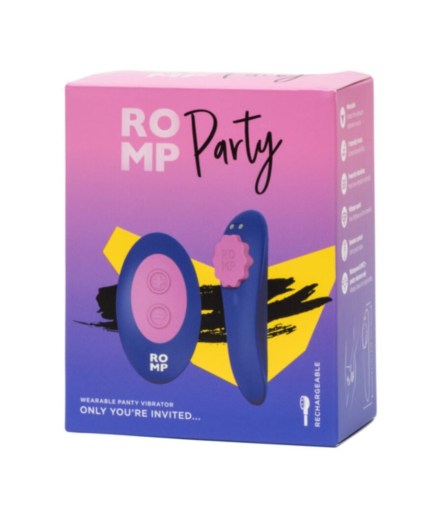 ROMP - Mutandine in silicone magnetiche vibranti per feste con telecomando