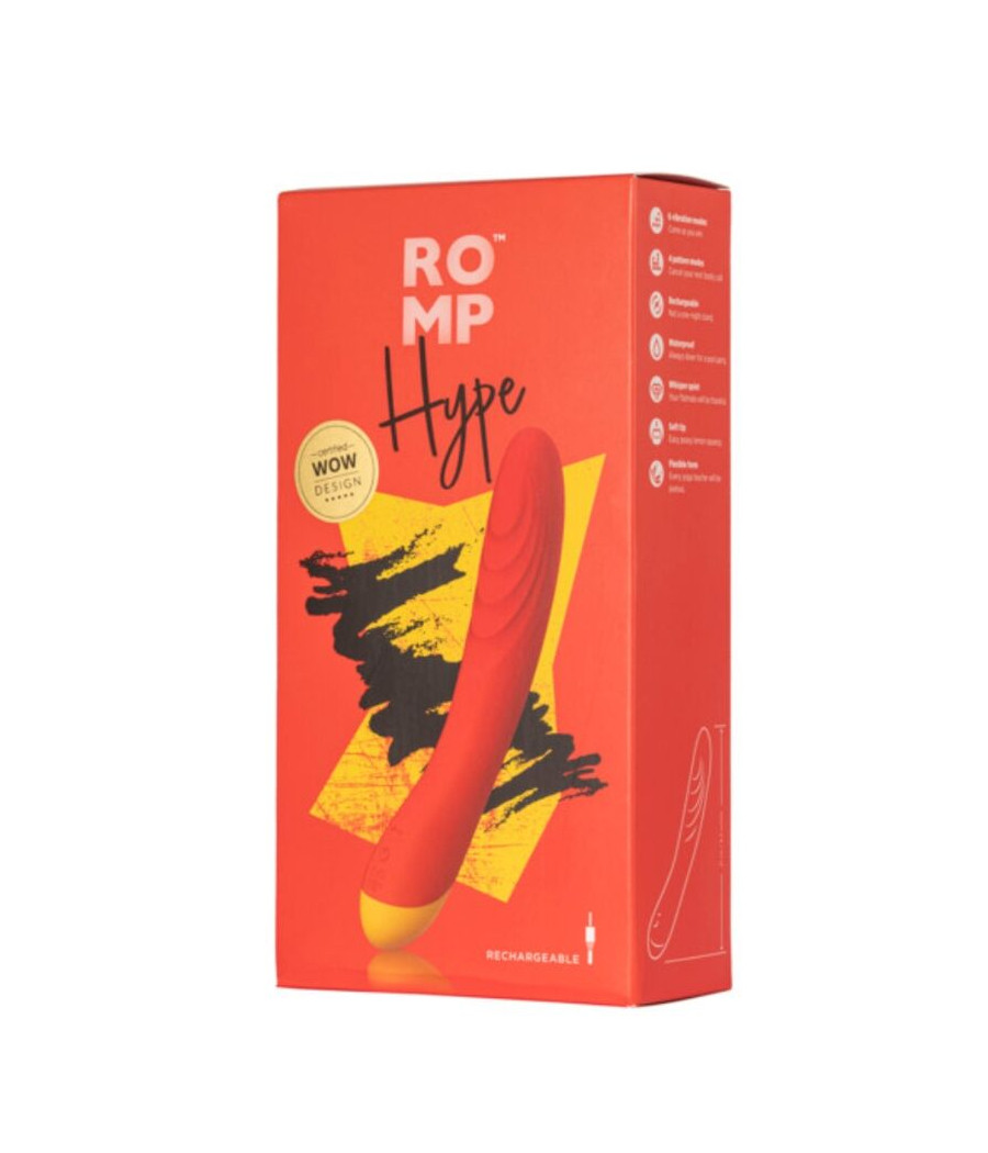ROMP - HYPE VIBRATORE MULTIFUNZIONE PER IL PUNTO G ROSSO
