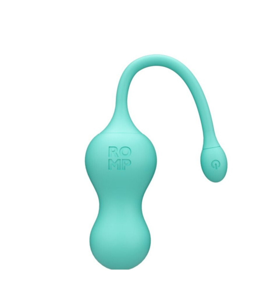 ROMP - CELLO MULTIFUNCTION VIBRATING EGG TURQUOISE REMOTE CONTROL
