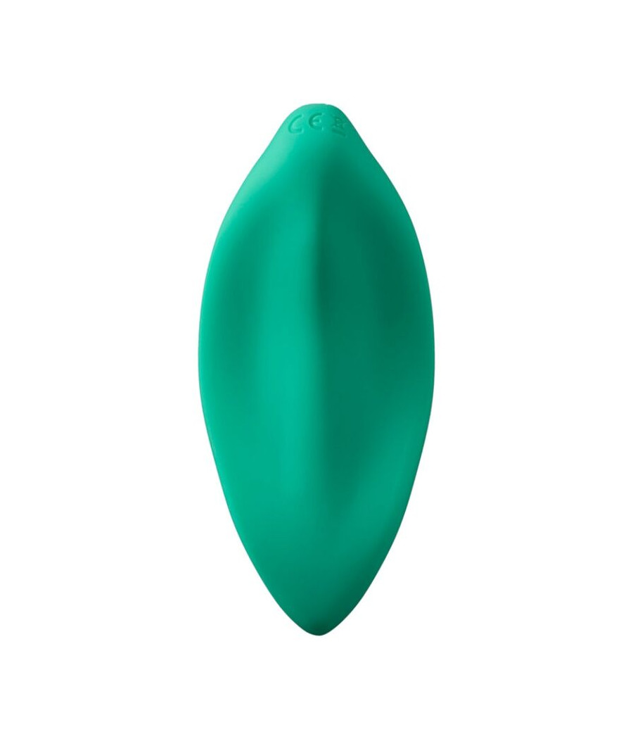 ROMP - VIBRADOR DE ONDAS, ESTIMULADOR CLITORIANO, FORMATO ERGONÔMICO, VERDE-ÁGUA