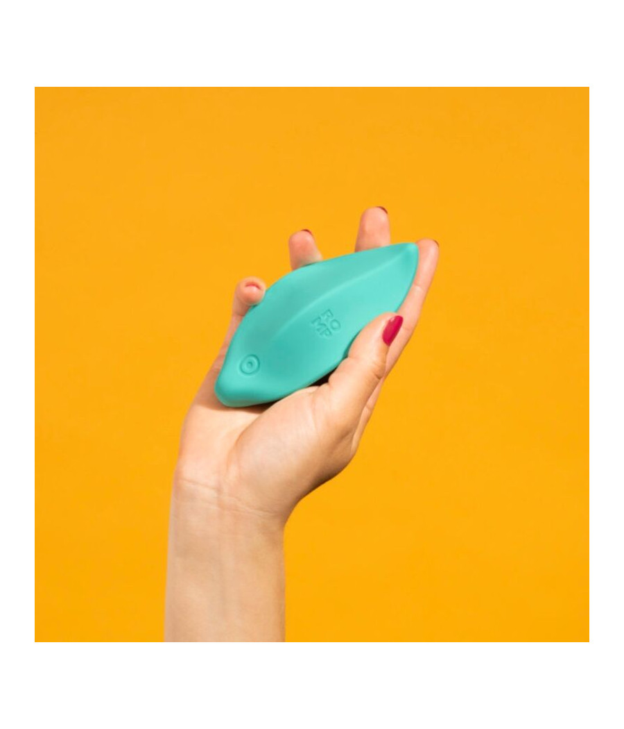 ROMP - WAVE VIBRATOR CLITORAL STIMULATOR ERGONOMIC SHAPE AQUA GREEN