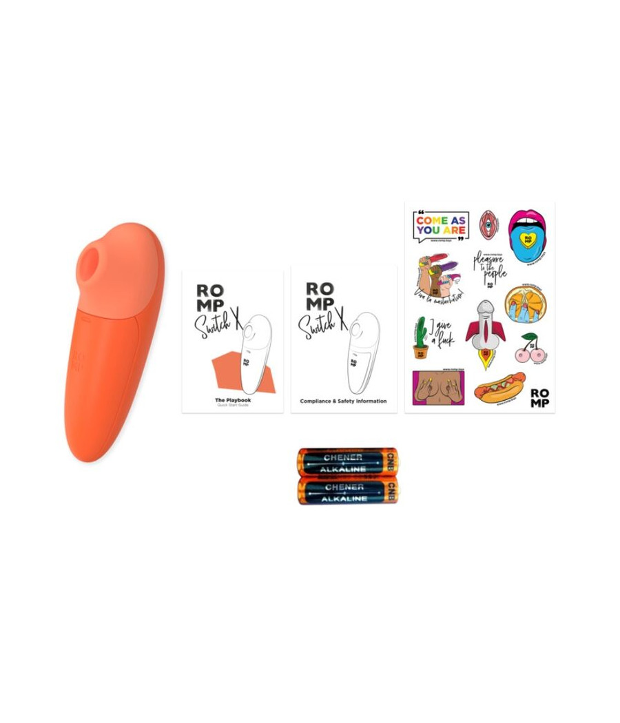 ROMP - SWITCH X STIMOLATORE CLITORIDEO 6 LIVELLI ARANCIONE