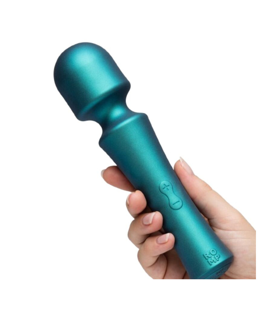 ROMP - PRESTO MINI VIBRATORE A BACCHETTA CON TESTINA FLESSIBILE VERDE