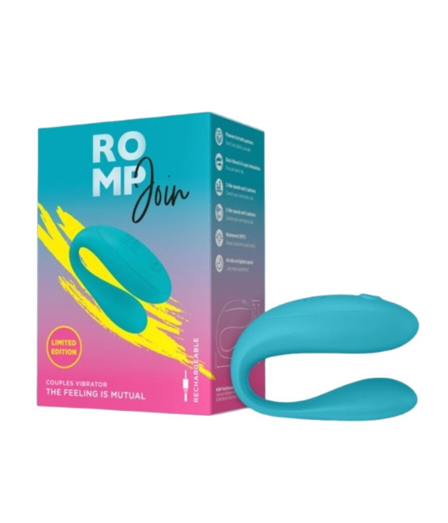 ROMP - JOIN TURQUOISE COUPLES VIBRATOR