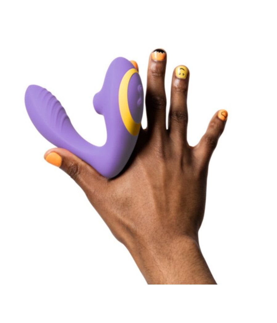 ROMP - REVERB G-SPOT STIMULATOR AND CLITORAL SUCTION DEVICE PURPLE