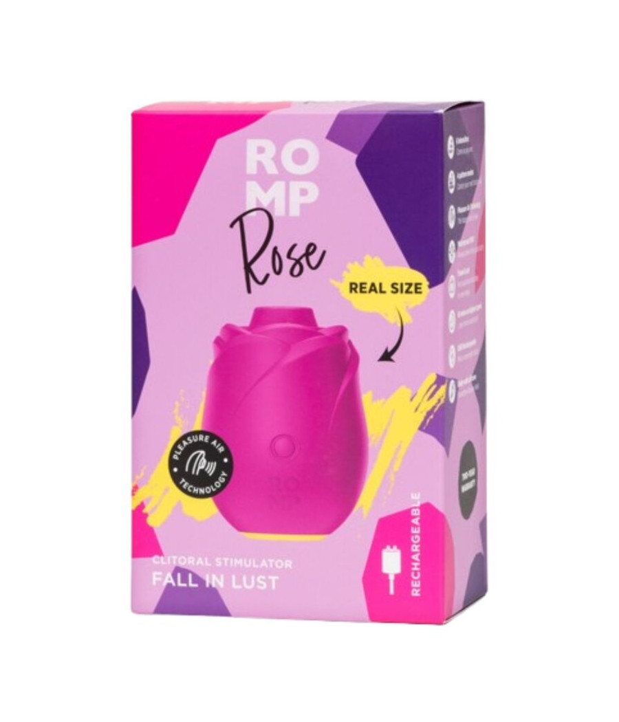 ROMP - ROSE STRUMENTO DI ASPIRAZIONE CLITORIDEA A FORMA DI ROSA