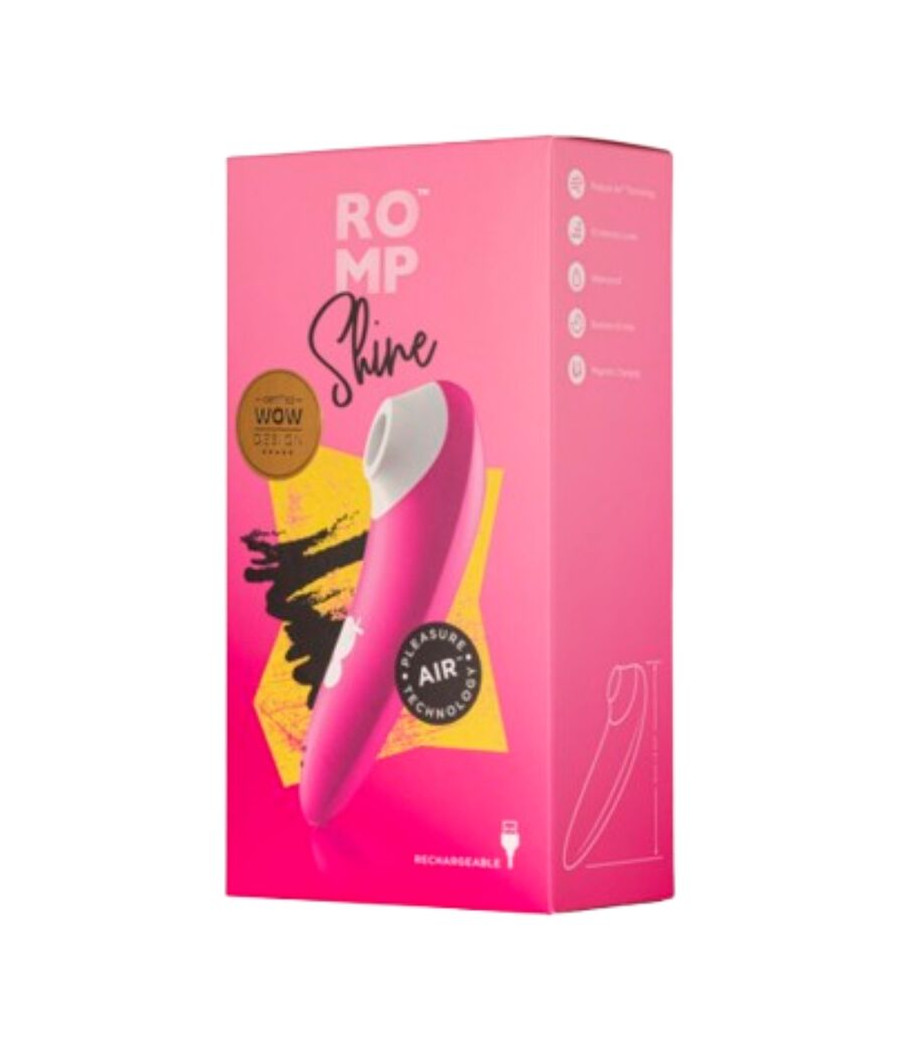 ROMP - SHINE X SUCCIONADOR DE CLÍTORIS 10 NIVELES ROSA