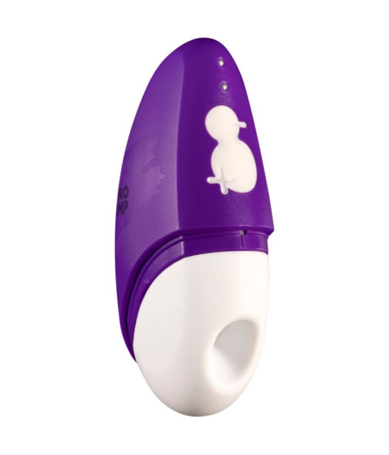 ROMP - STIMOLATORE CLITORIDEO GRATUITO CON COPERCHIO, 10 LIVELLI, RICARICABILE, VIOLA