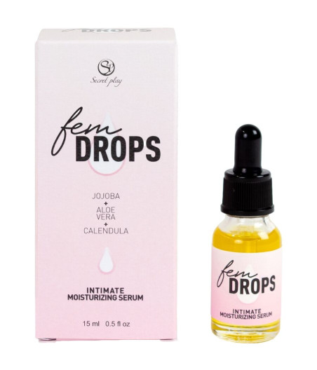 SECRETPLAY - FEM DROPS INTIMATE MOISTURIZING SERUM 15 ML