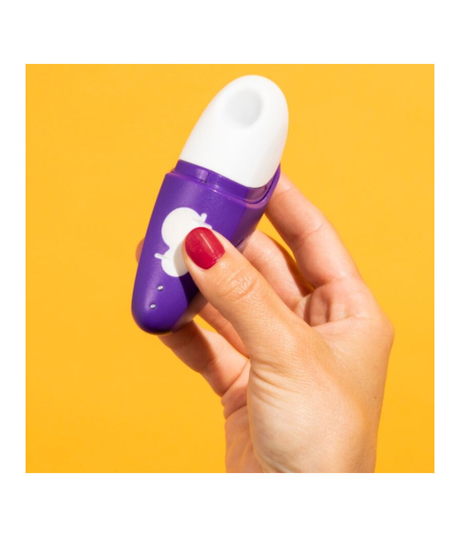 ROMP - KOSTENLOSER X KLITORALSTIMULATOR MIT DECKEL, 10 STUFEN, WIEDERAUFLADBAR, LILA