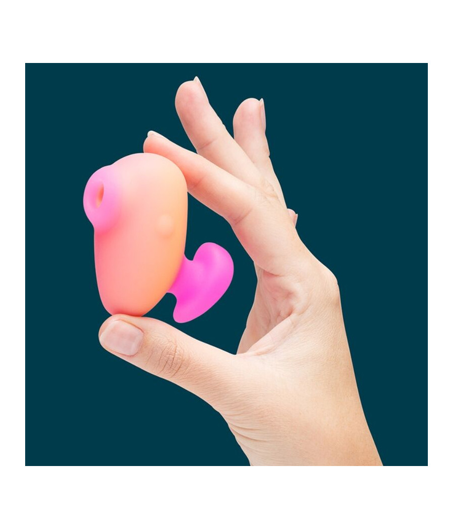 ROMP - KISS VIBRATEUR À DOIGTS RECHARGEABLE À SUCCION CLITORIALE