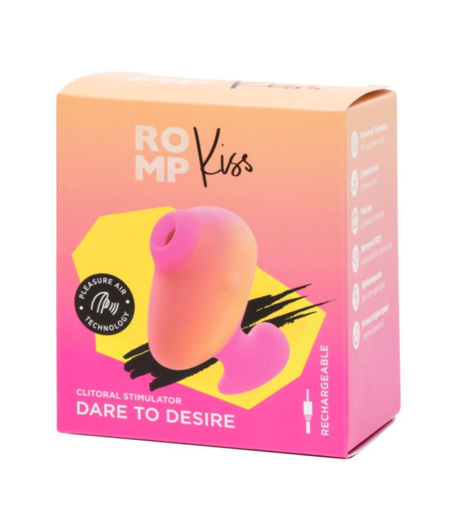ROMP - KISS KLITORALSAUGFÄHIGER WIEDERAUFLADBARER FINGERVIBRATOR