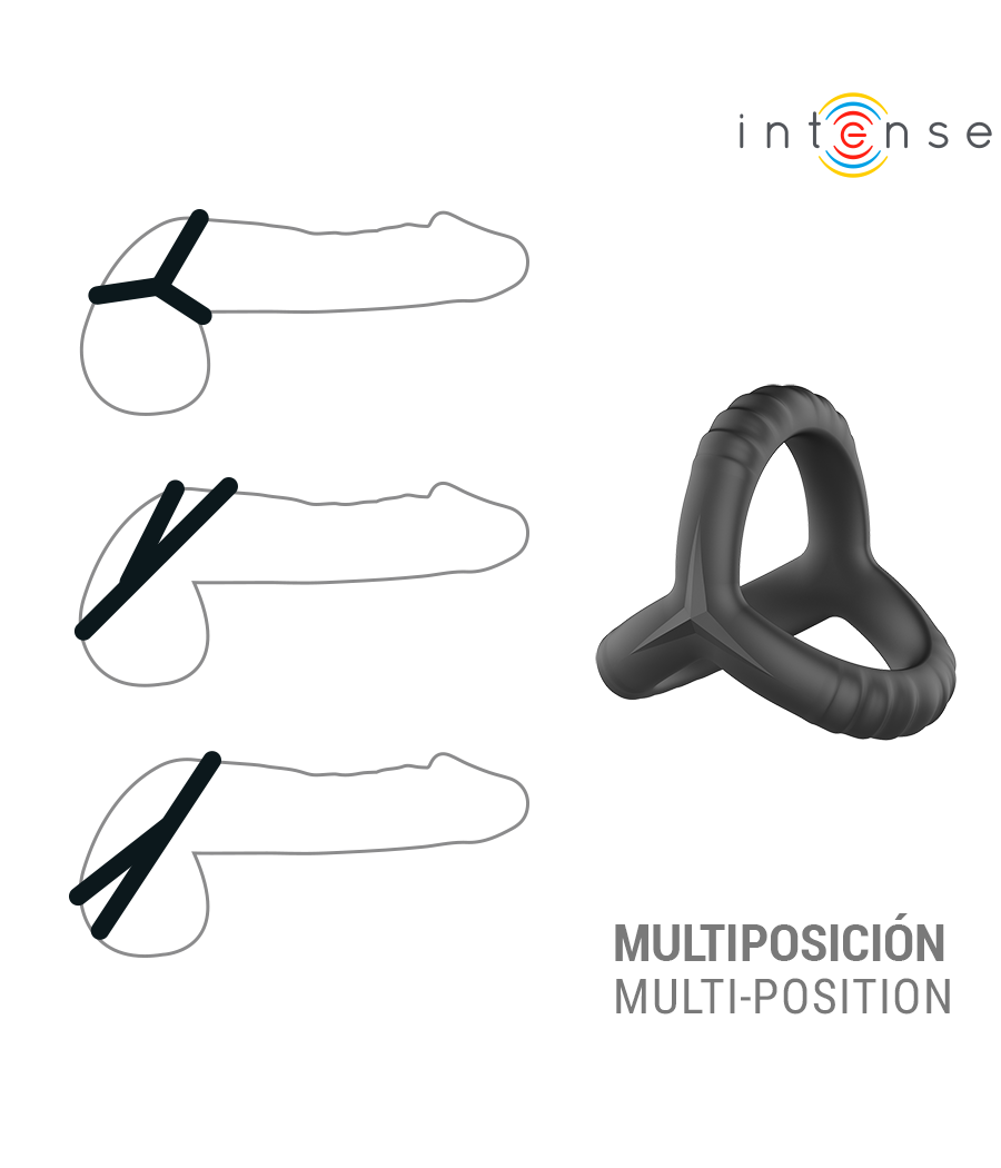 INTENSE - JOHN ANILLO TRIPLE AJUSTABLE MODELO 4