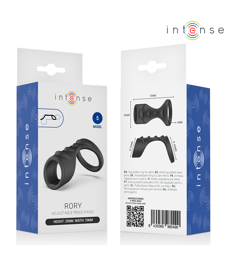 INTENSE - RORY ANELLO PER PENE REGOLABILE MODELLO 5