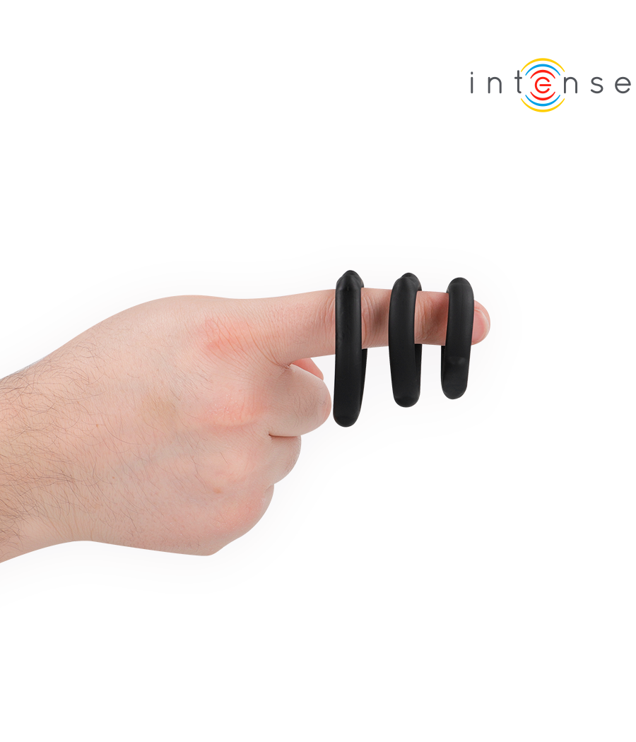 INTENSE - PETER SET OF 3 PENIS RINGS MODEL 9