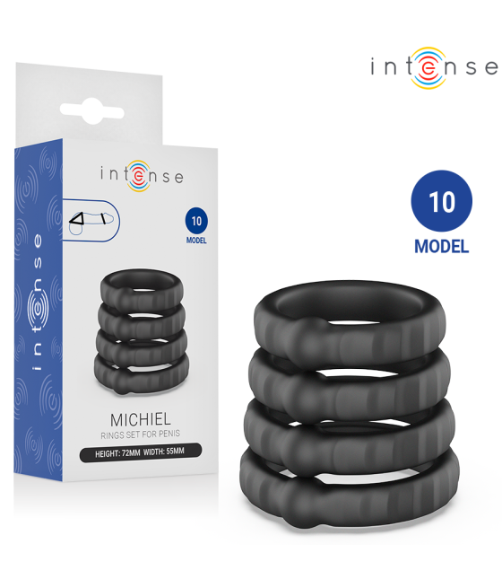 INTENSE - MICHIEL SET DE 4 ANILLOS MODELO 10