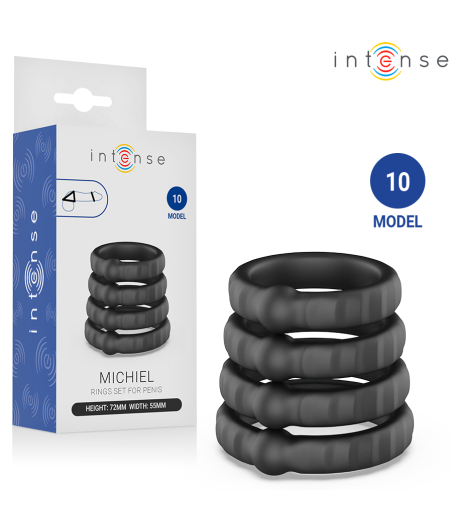 INTENSE - MICHIEL SET OF 4 PENIS RINGS MODEL 10
