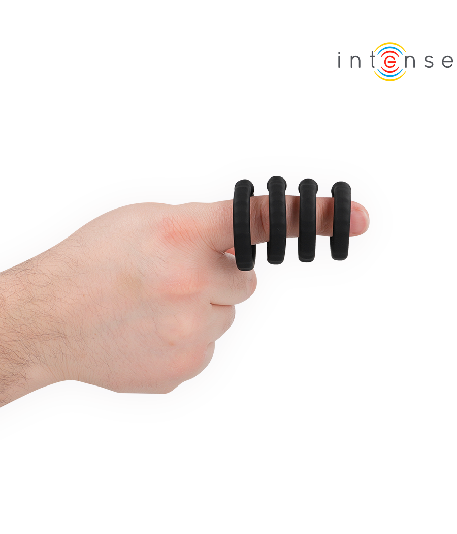 INTENSE - MICHIEL SET OF 4 PENIS RINGS MODEL 10